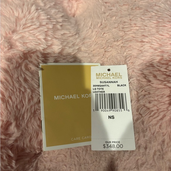 Michael Kors NWT Susannah Large Black Tote Bag - Picture 2 of 6